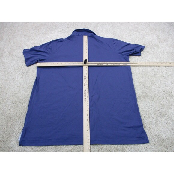 Greyson Polo Shirt Mens Large Blue Performance Stretch Preppy Golfer Golf * - Picture 13 of 16